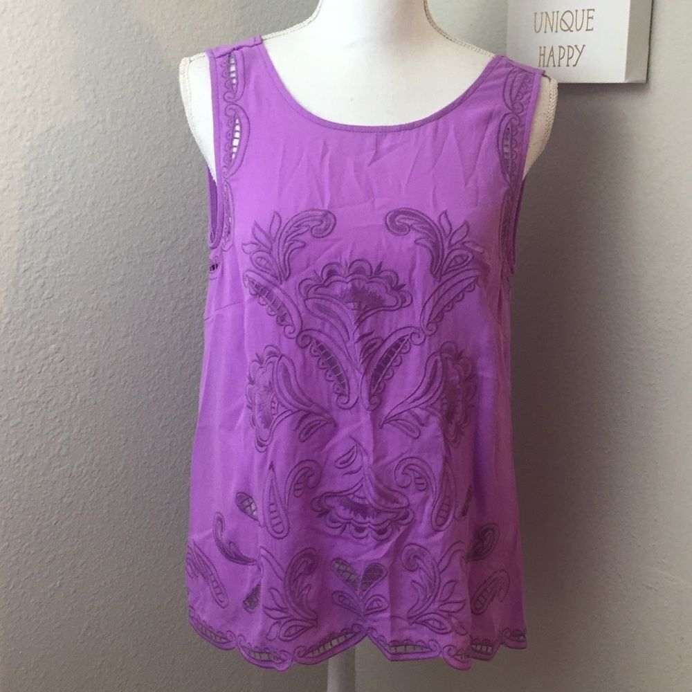 Fab’rik Laser Cut Out Split Back Tank